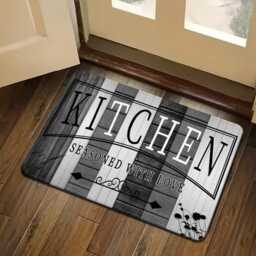 Velvet Kitchen Runner Mat, Machine Washable, Polyester, 180x60cm - Kitchen Decor - thumbnail 3