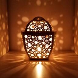 Ceramic Tea Light Holder Ivory Wedding Centerpiece, Fruit Bowl - thumbnail 1