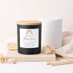 Personalised Teacher Candle & Box - Thank You Gift Teaching Assistant Present Keepsake From Child - thumbnail 2