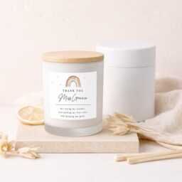 Personalised Teacher Candle & Box - Thank You Gift Teaching Assistant Present Keepsake From Child - thumbnail 3