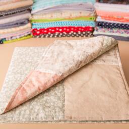Baby Girl Quilt-Shabby Chic Nursery Or Toddler Bedding, Baby Girl Gift, Shower New Green Quilt, Peach Mom - thumbnail 3