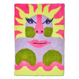 Tufted Tiki Drag Queen Wall Art, Rug, Neon Art, Hanging