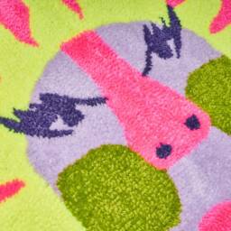 Tufted Tiki Drag Queen Wall Art, Rug, Neon Art, Hanging - thumbnail 2