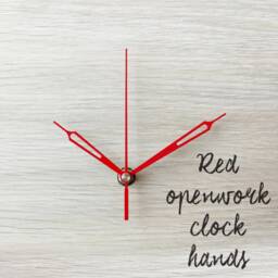 Anniversary Gift Ideas - Minimalist Wall Clock Housewarming Large Home Modern Wooden Clocks Couple - thumbnail 4