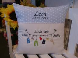 Pillow For Birth - Baby Clothesline Blue 07 - thumbnail 1