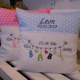 Pillow For Birth - Baby Clothesline Blue 07 - thumbnail 4