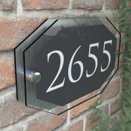 Modern Contemporary Property Number Door Signs Plaques - Apexa5-27Wa-S-C - thumbnail 3