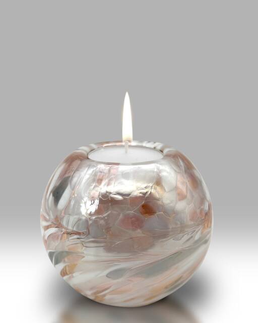Handmade Mouth Blown Friendship Votive By Nobile Glassware - image 1