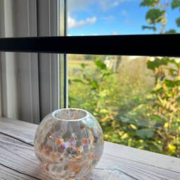 Handmade Mouth Blown Friendship Votive By Nobile Glassware - thumbnail 2