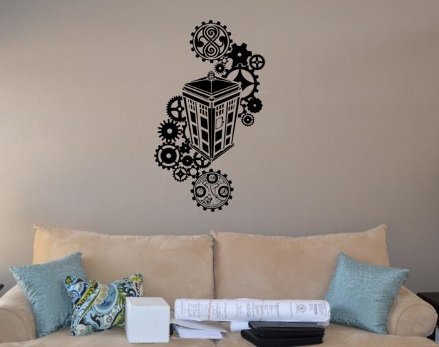 Doctor Who Movie Cartoon Wall Stickers Decals Murals Sticker Home Art Bedroom Decor - 7Ol - image 1