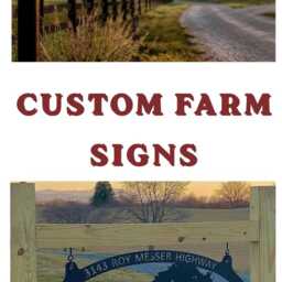 Farm Metal Sign Personalized Animal Plaque Barn Entrance Custom Ranch Name Homestead Marker Outdoor Steel Wall Livestock Cow Calf Pig Sheep - thumbnail 4