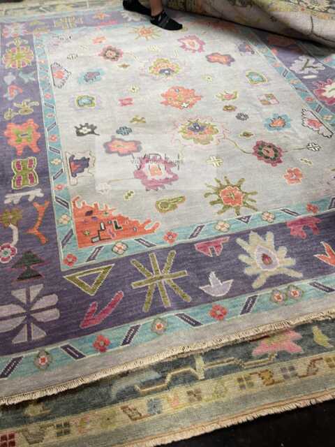 Exquisite Grey Oushak Hand-Knotted Rug - 4x6, 5x8, 6x9, 8x10, 9x12, 10x14 Ft Handmade in India Antique Contemporary Living Room - image 1