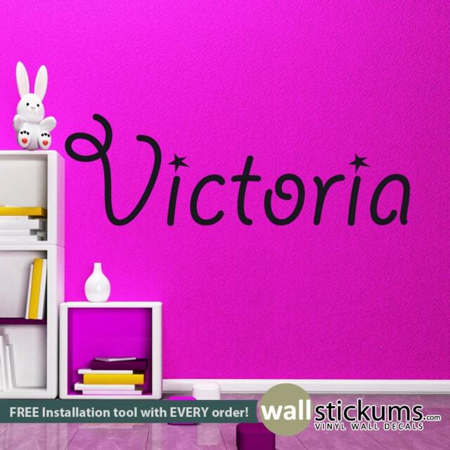 Personalized Girls Name Wall Decal - Custom Vinyl Lettering - image 1