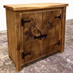 Rustic Solid Wood Vanity Unit - thumbnail 3