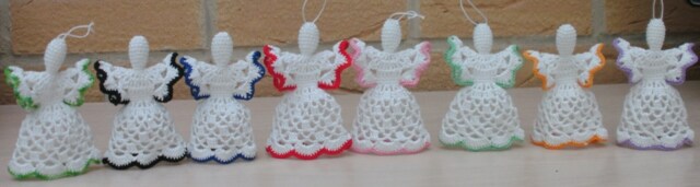 Table Decoration Or Christmas Small Angel Model By 6 Pieces - image 1