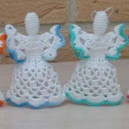 Table Decoration Or Christmas Small Angel Model By 6 Pieces - thumbnail 2