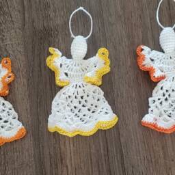 Table Decoration Or Christmas Small Angel Model By 6 Pieces - thumbnail 4