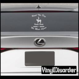 Dog Wings 13 in Loving Memory Custom Car Or Wall Vinyl Decal Stickers - Ilmdogwings13Et - thumbnail 1