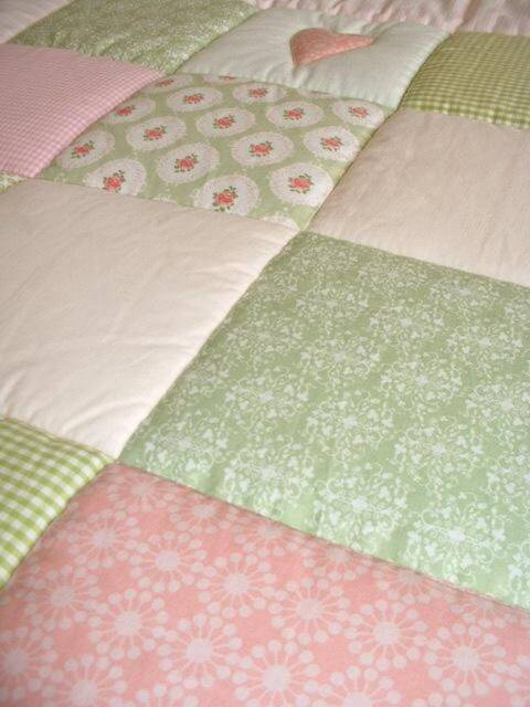 Crawling Blanket With Name, Baby Blanket, Crawling Name Mila Patchwork Personalized - image 1