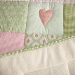 Crawling Blanket With Name, Baby Blanket, Crawling Name Mila Patchwork Personalized - thumbnail 4