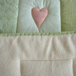 Crawling Blanket With Name, Baby Blanket, Crawling Name Mila Patchwork Personalized - thumbnail 3