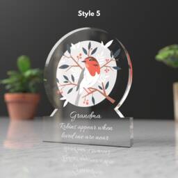 Personalised Christmas Snow Globe Ornament Xmas Mantle Snowglobe Decoration For The Family - thumbnail 4