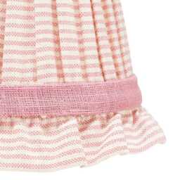 Pink Striped Lampshade With Frill - thumbnail 3