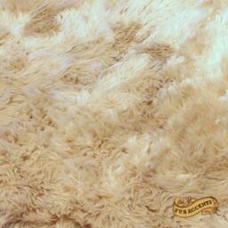 Faux Fur Sheepskin Area Rug - Multi Pelt Design Beige Shaggy Shag Designer Rugs Accents Usa - thumbnail 3