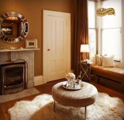 Faux Fur Sheepskin Area Rug - Multi Pelt Design Beige Shaggy Shag Designer Rugs Accents Usa - thumbnail 1