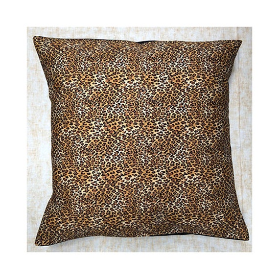 Beautiful Leopard Print Designer Cushion Cover Fits An 18 - image 1