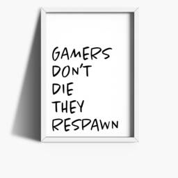 Gamer Prints - Gaming Gifts Wall Art Room Decor Boys Christmas Gift For - thumbnail 2