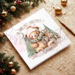 Personalised Kids Christmas Decoration - Grandson First Gift Granddaughter 1St Bauble Stocking Filler Eve Box - thumbnail 2