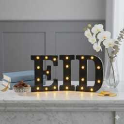 Eid Led Light Up Letters - Lights 2 Colours - thumbnail 1