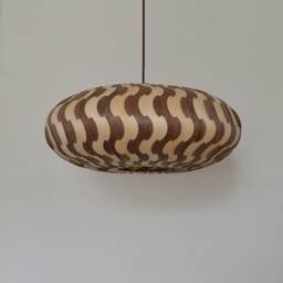 Wood Pendant Light-Maple&walnut Meander Light-Chandelier Light-Lighting-Ceiling Light-Hanging Lamp-Lighting - thumbnail 2