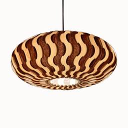 Wood Pendant Light-Maple&walnut Meander Light-Chandelier Light-Lighting-Ceiling Light-Hanging Lamp-Lighting