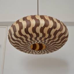 Wood Pendant Light-Maple&walnut Meander Light-Chandelier Light-Lighting-Ceiling Light-Hanging Lamp-Lighting - thumbnail 3