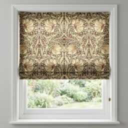 Custom Made To Measure Roman Blind Shade William Morris Pimpernel Damson Hand Crafted - thumbnail 1