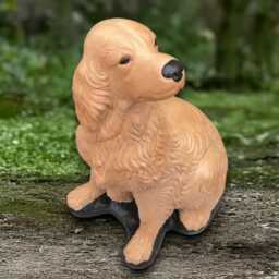 Fantasy Spaniel Statue Concrete Cocker Sculpture Spaniel Lover Gift Handmade Art Front Door Decoration - thumbnail 2