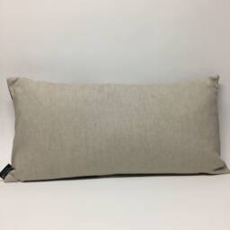 Combed Stripe Cushion - Teal, Turquoise + Olive - thumbnail 2