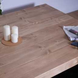 Handmade Rectangular Pine Sleeper Coffee Table - Natural Oak Finish, Chunky Rail-Way Sleepers Wood - thumbnail 2