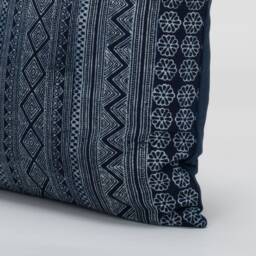Hmong Indigo Batik Pillow Cover - 20x20 - thumbnail 3