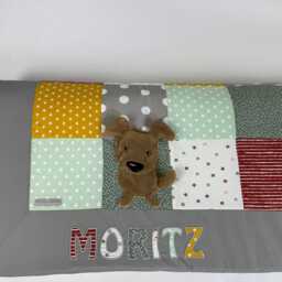 Baby Blanket/Playmat Patchwork Dog/Cat Krd3055 - thumbnail 3