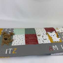 Baby Blanket/Playmat Patchwork Dog/Cat Krd3055 - thumbnail 4
