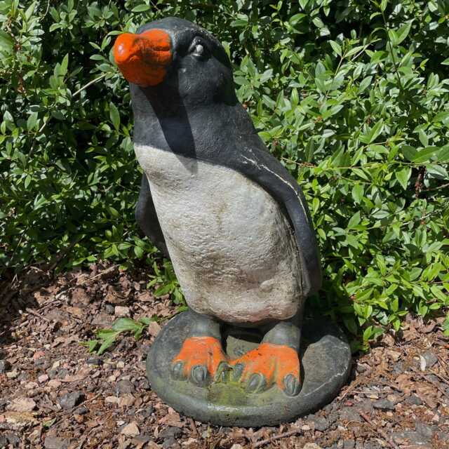 Adelie Penguin Statue Stone Garden Ornament - image 1