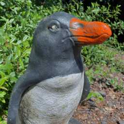 Adelie Penguin Statue Stone Garden Ornament - thumbnail 2