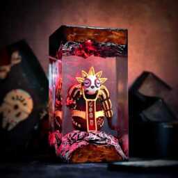 Monolith Clair Obscur Expedition 33 Diorama Lamp, Game Epoxy Night Light, Maelle, Esquie, Lune, Verso Figure, Gamer Gift, Christmas Gift - thumbnail 3
