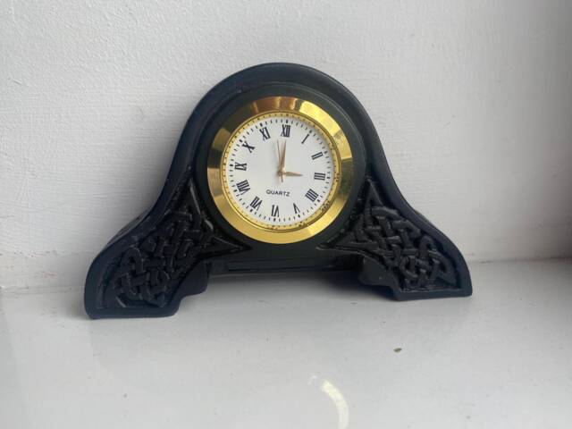 Traditional Irish Turf Miniature Mantle Clock - image 1