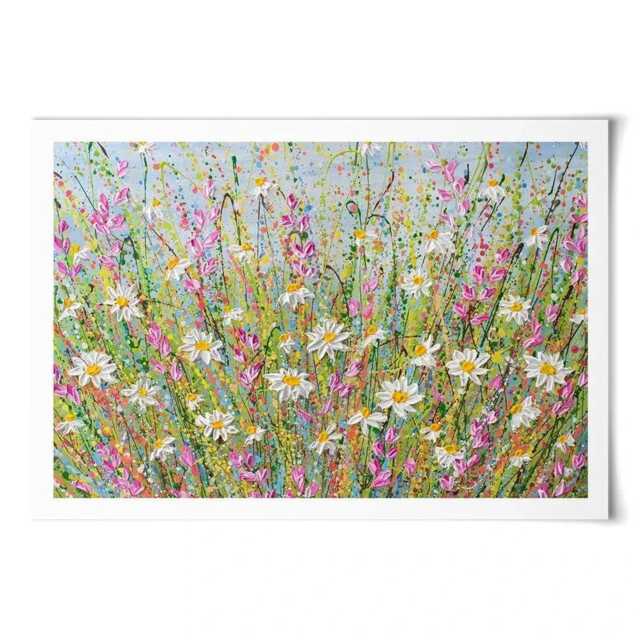 Meadow Of Daisies Art Print - image 1