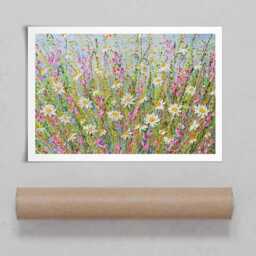 Meadow Of Daisies Art Print - thumbnail 4