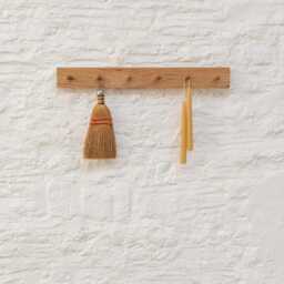 Shaker Peg Rail Made From Solid Oak - Hooks Coat Hook Kitchen Handcrafted Folkhaus - thumbnail 2